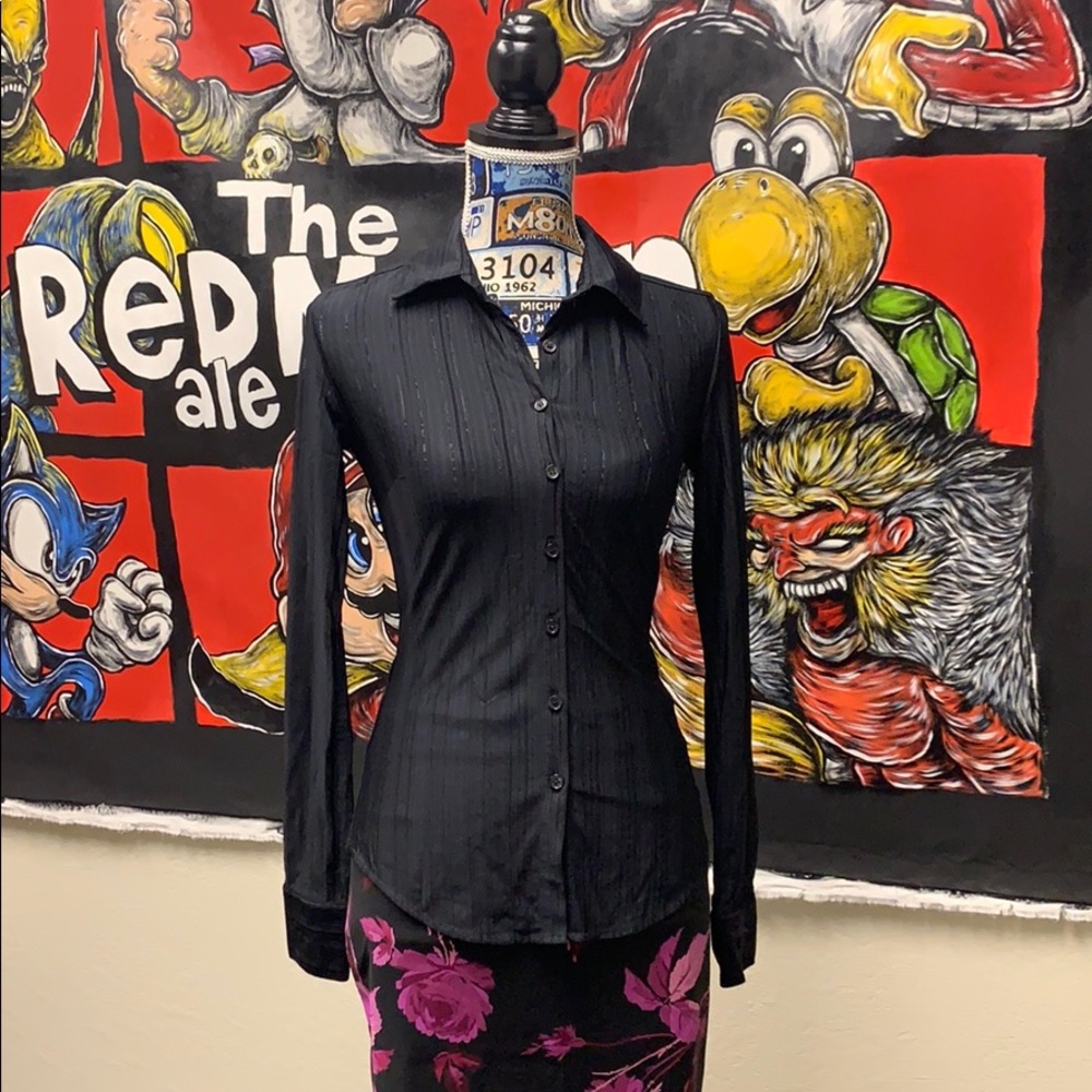 Express Black Work Top, Size Small 🖤